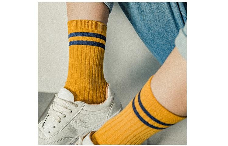 Korean Style Striped Socks