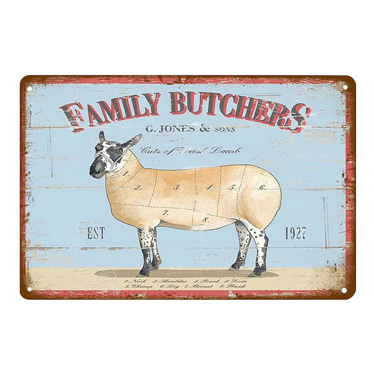 Farm Animal Cow - Vintage Tin Signs/Wooden Signs - 20x30cm & 30x40cm