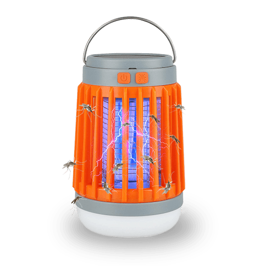 FuzeBug – LED Mosquito Killer Lamp USB and Solar Powered Mosquito Catcher Zapper