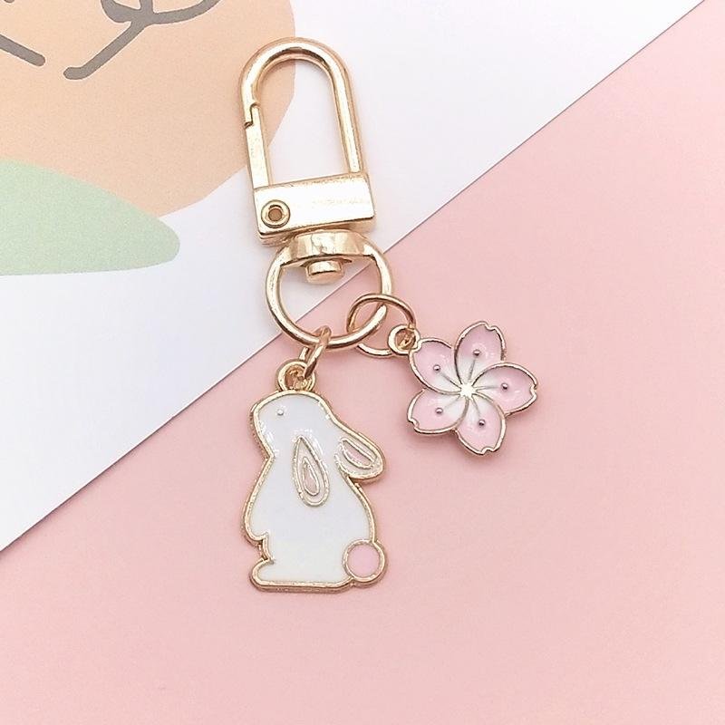 Cute Cartoon Metal Keychain