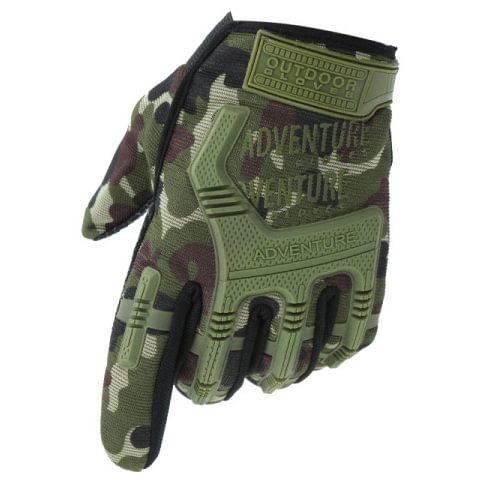 Outdoor Full-finger Non-slip Wear-resistant Climbing Tactical Gloves / [viawink] /