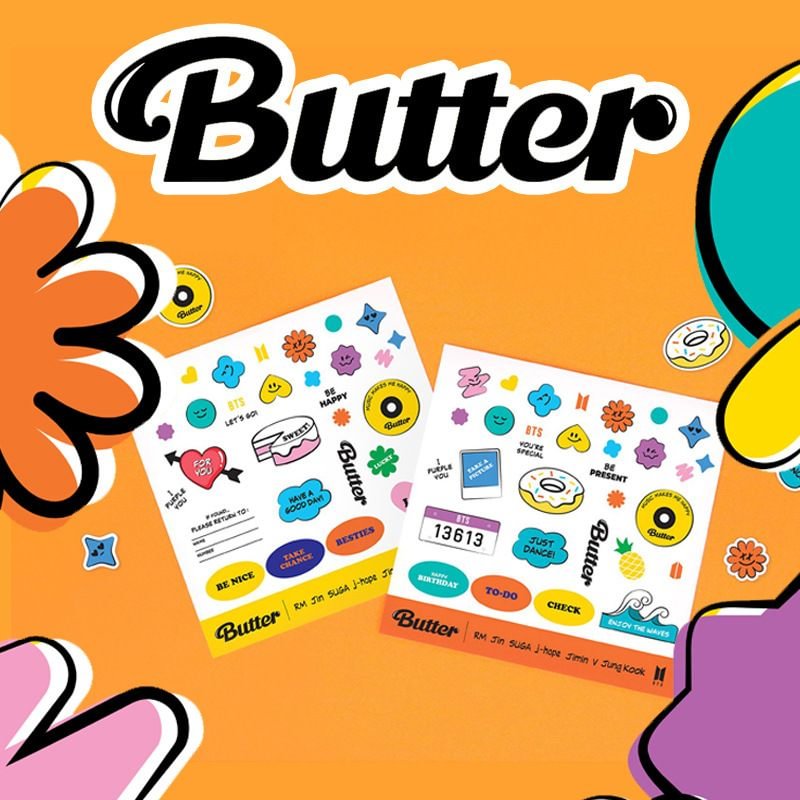 방탄소년단 Butter Album Creative Stickers
