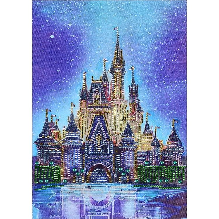 Castle - Special Shaped Drill Diamond Painting - 30x40cm(Canvas)