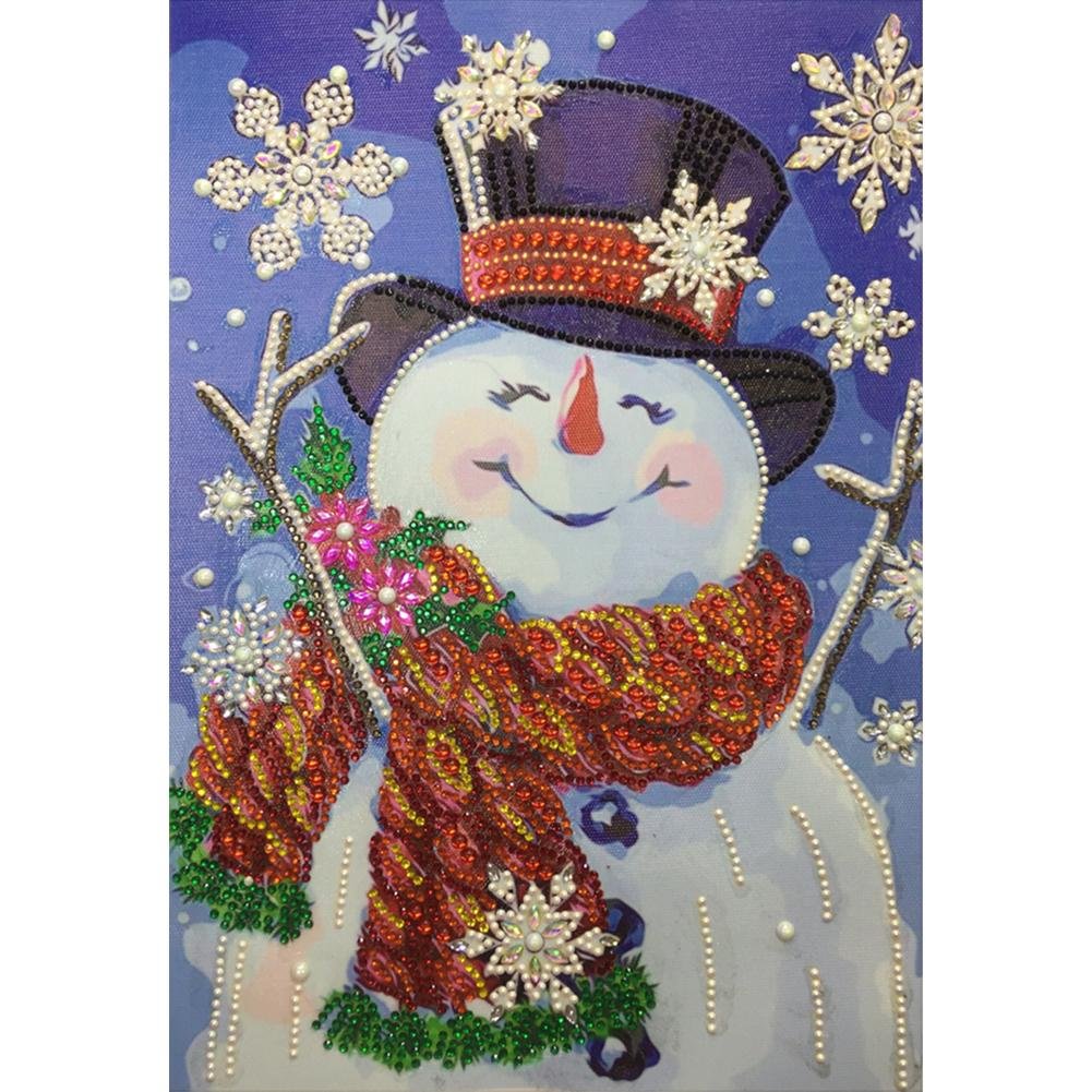 Full Round Diamond Painting Snowman (40*30cm)