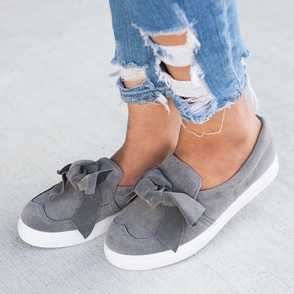 Women's Casual Bowknot Loafers Sneakers