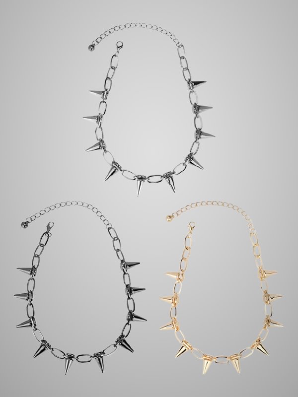 Punk Fashion Dark Gothic Retro Rivet Necklace