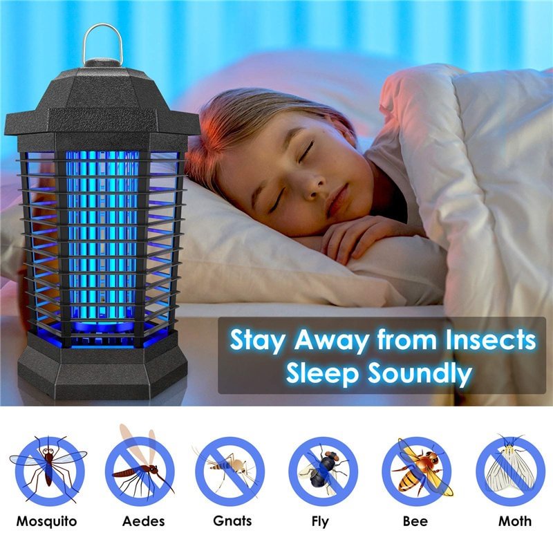 Mosquito Zapper Lamp Outdoor , Bug Zapper Outdoor Electric, Insect Fly Traps, Mosquito Killer for Patio