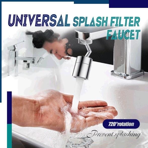 universal splash filter faucet