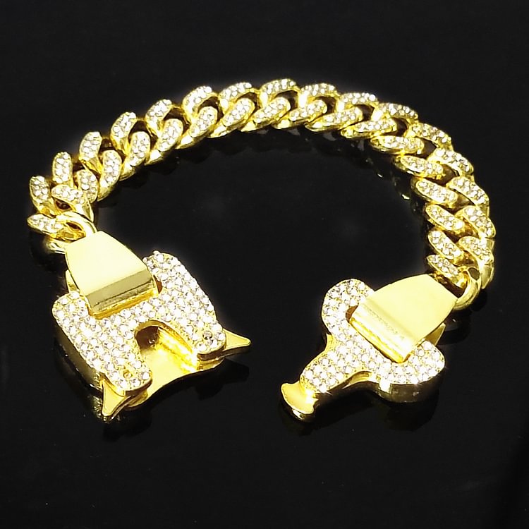 12.5MM Iced Out Miami Cuban Link Bracelet