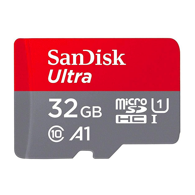 SanDisk 32GB Ultra microSDHC UHS-I Memory Card with Adapter - 98MB/s, C10, U1, Full HD, A1, Micro SD Card - SDSQUAR-032G-GN6MA-Hidizs