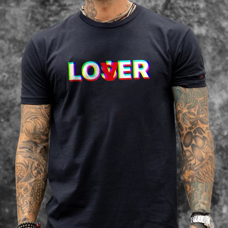 Livereid Lover Or Loser Printed T-shirt - Livereid