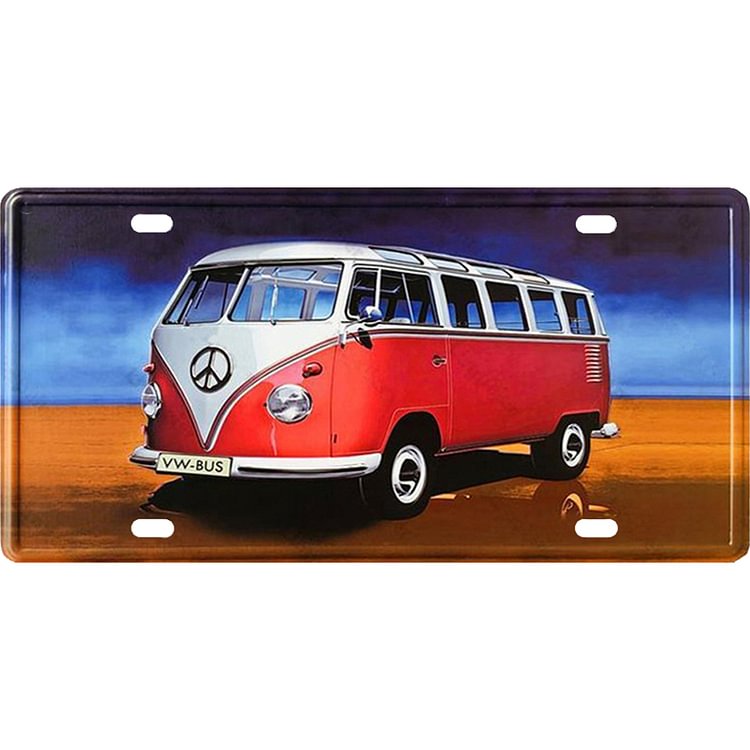 Metal Signs License Plate Car Iron Painting Wall Art Plaque Poster 30x15cm