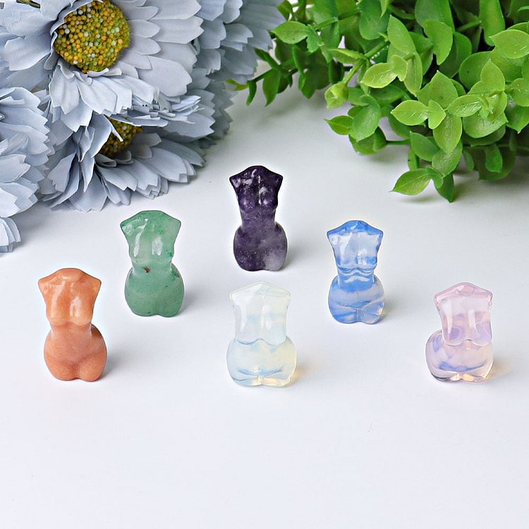 1.2" Mini Woman Model Body Crystal Carvings Crystal wholesale suppliers