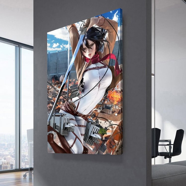 Mikasa·Ackerman Canvas Wall Art