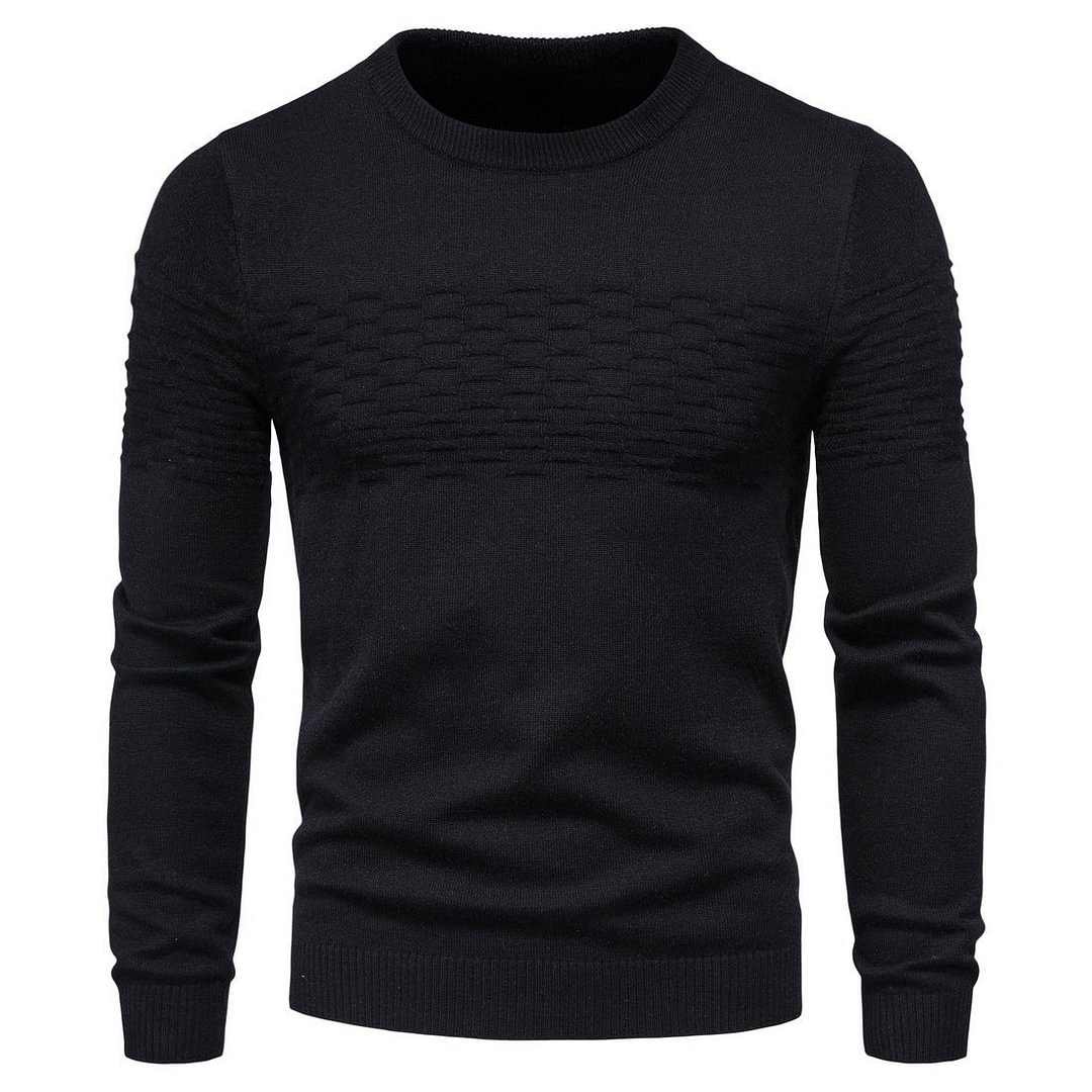Men's Round Neck Bottoming Shirt Sweater-Corachic