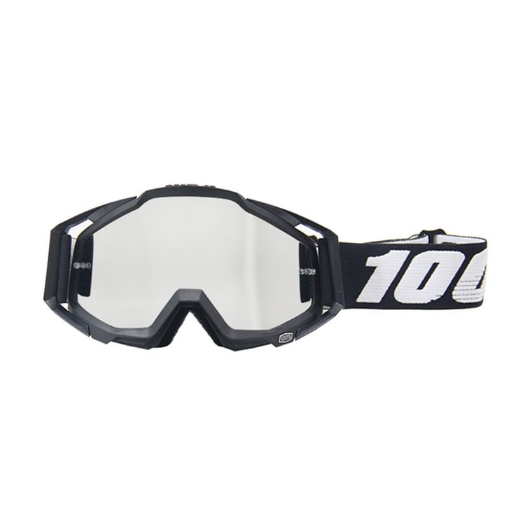367 Silver Lens Motocross Goggles Motorcycle Helmet Dirt Bike ATV Eyewear