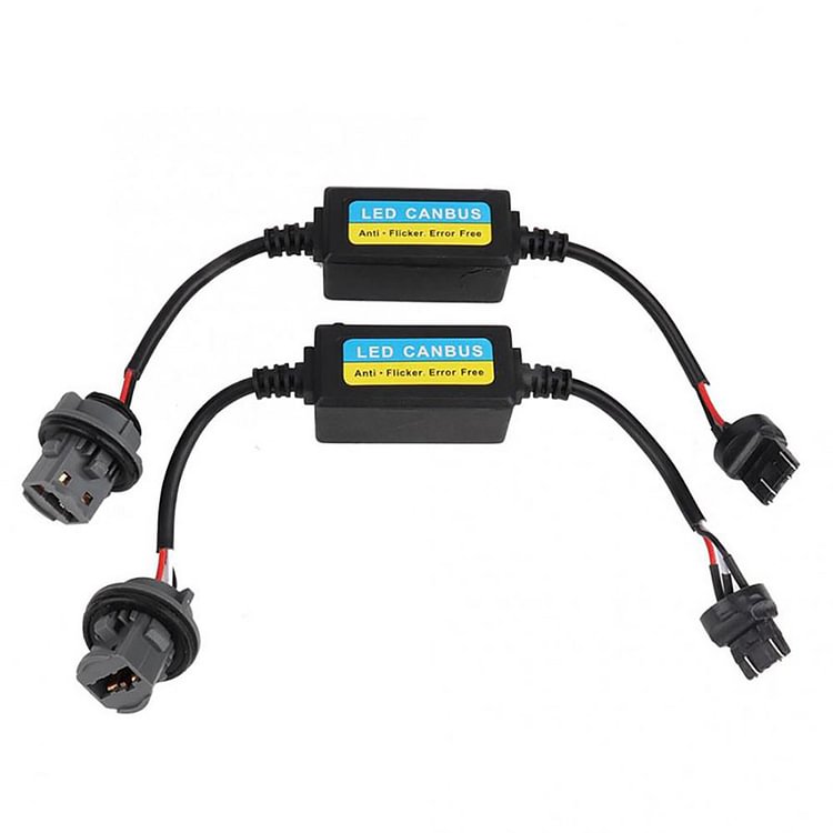 1 Pair T20 7443 LED Turn Signal Brake Light Canbus Anti Flicker Resistor