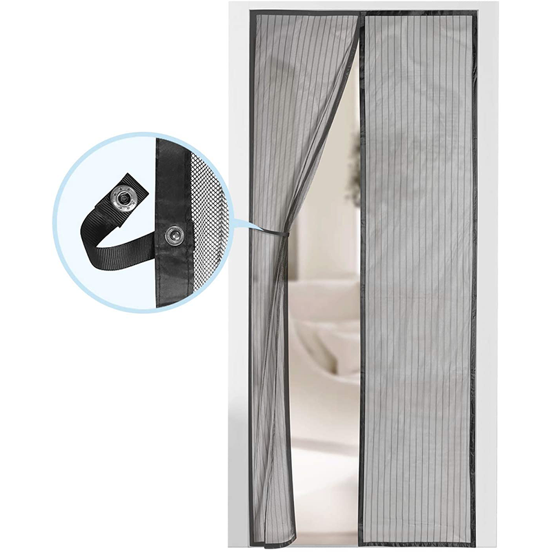Magnetic Screen Door - Hands Free Mesh Partition Keeps Bugs Out