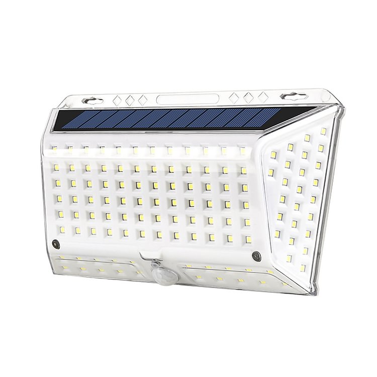 142LED Solar Wall Light Outdoor Waterproof Motion Sensor Lamp Garden Decor