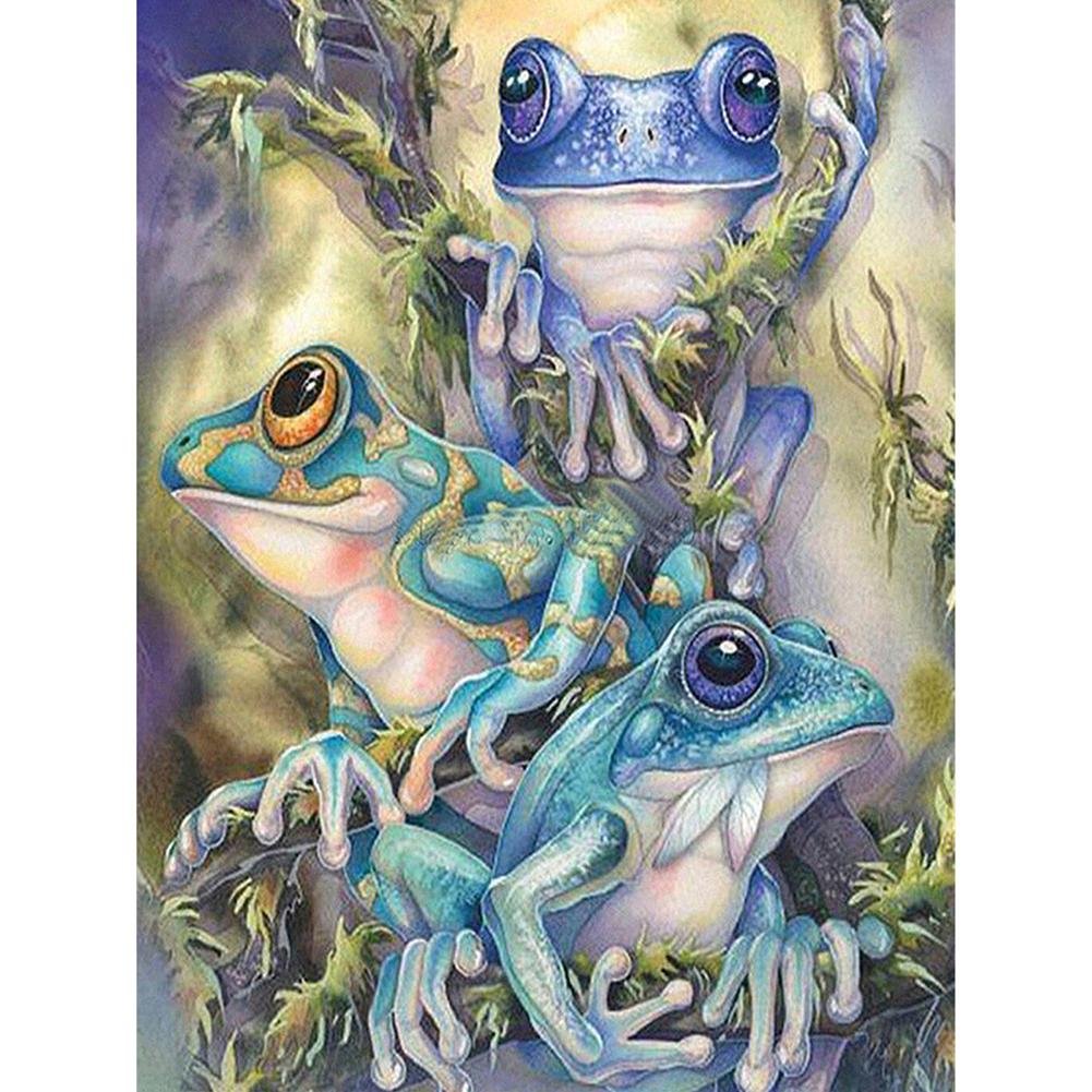 Peinture de diamant - ronde complète - grenouille