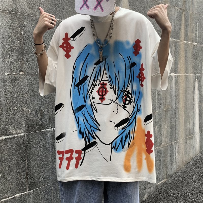 Unisex Tops Graffiti Hip Hop T Shirts Streetwear Fashion Harajuku Tee Shirt 2022 Summer / Techwear Club / Techwear