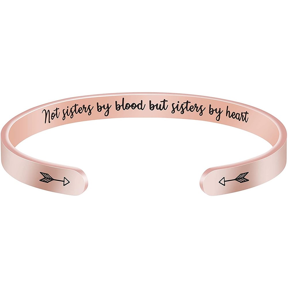 Not Sisters By Blood But Sisters By Heart Bracelet
