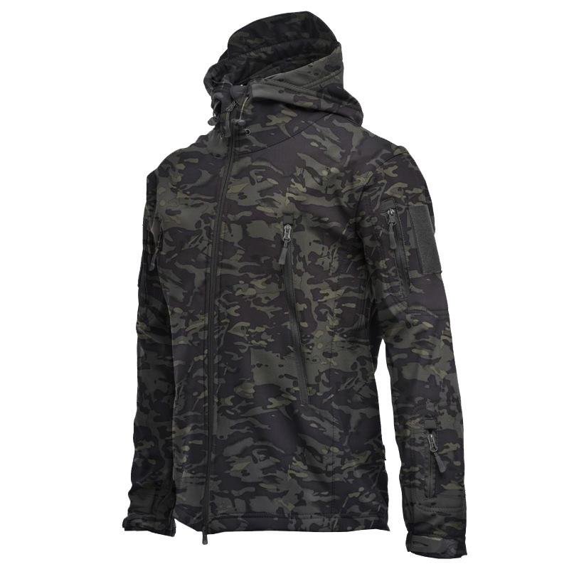 Autumn And Winter Outdoor Soft Shell Waterproof Warm Jacket / [viawink] /