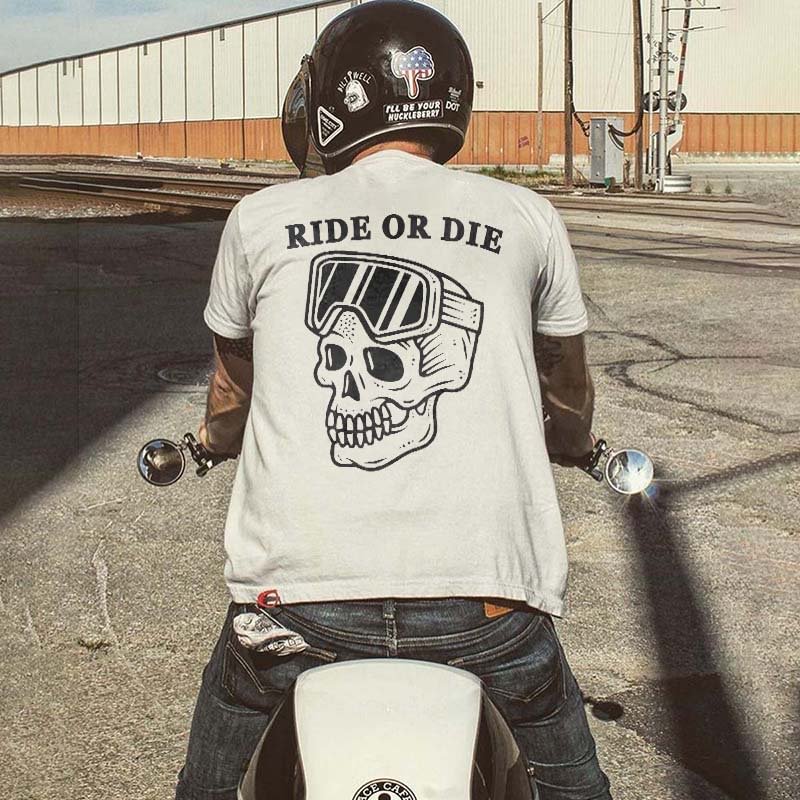 UPRANDY Ride Or Die Printed Men's T-shirt -  UPRANDY