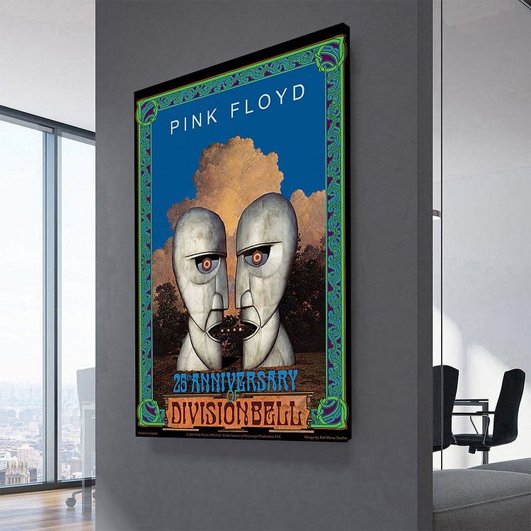 Pink Floyd Division Bell 25th anniversary Canvas Wall Art