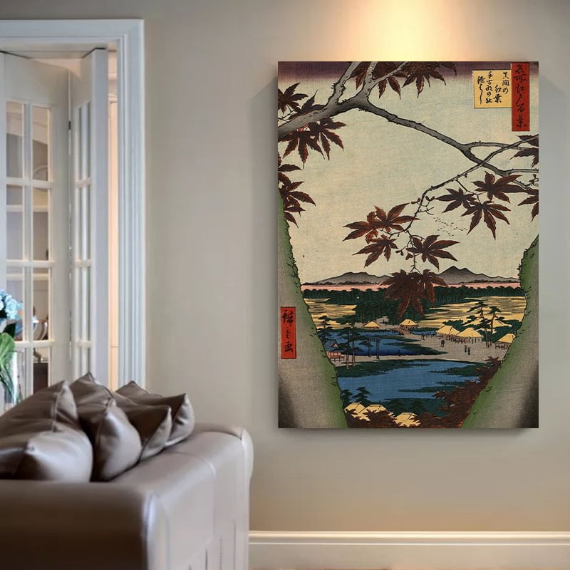 Edo Landscape Canvas Art