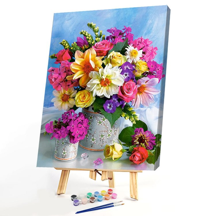 40*50CM Paint By Numbers-Colorful Flower