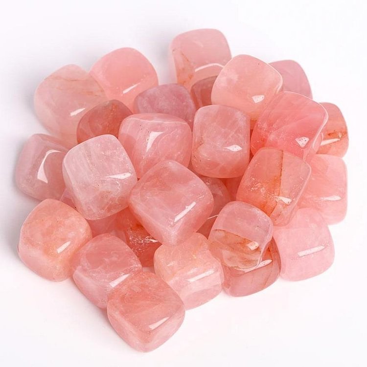 0.1kg Rose Quartz Crystal Cubes bulk tumbled stone Crystal wholesale suppliers