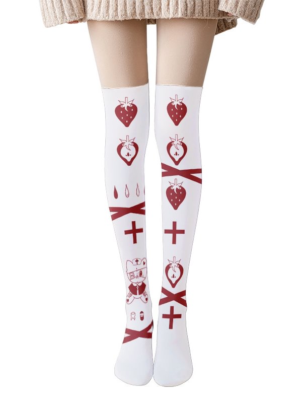 Lolita Printed Stockings