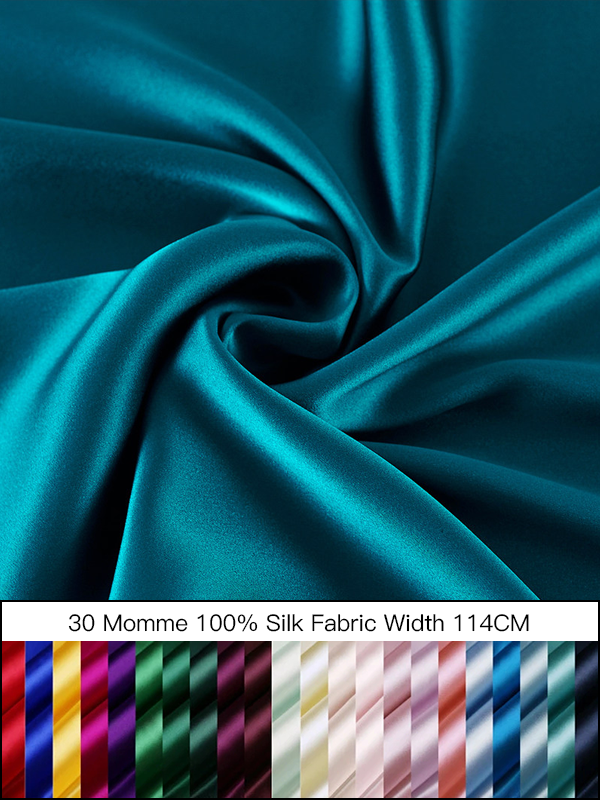 30 Momme 100% Silk Fabric Width 45‘’-Real Silk Life