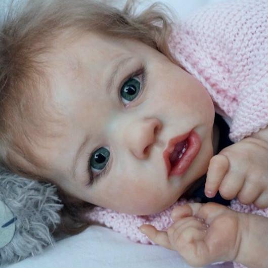 Reborn Baby Girl Doll 12'' Realistic Mini Silicone Brynlee by Creativegiftss® Reborns Shop -Creativegiftss® - [product_tag]
