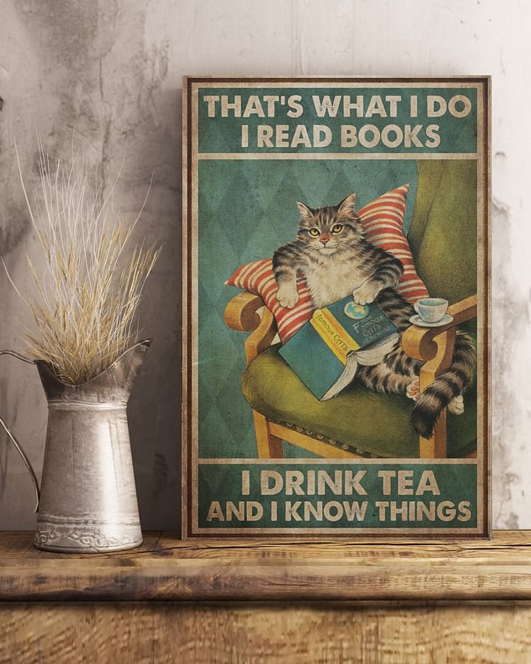 That' what I Do I Read Books Canvas Wall Art