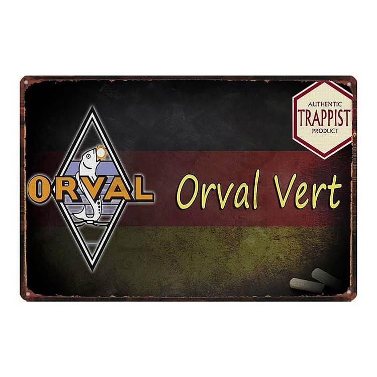 Orval Beer - Vintage Tin Signs/Wooden Signs - 20x30cm & 30x40cm