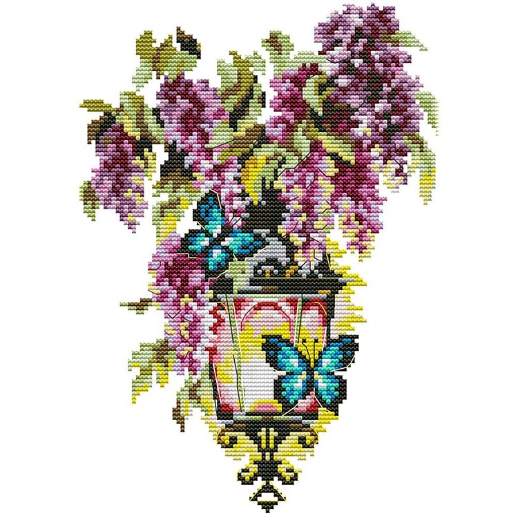 (14Ct/11Ct Counted/Stamped) Fascination Light - Cross Stitch Kit 30*21CM