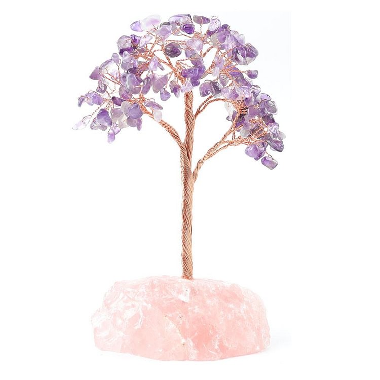 Amethyst Crystal Chips Lucky Tree