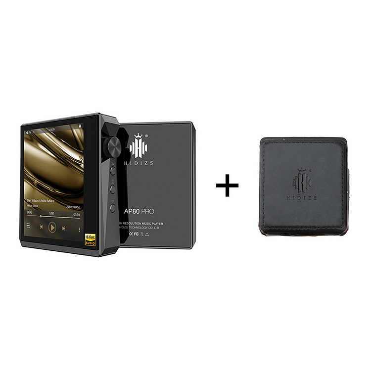 AP80 Pro Music Player + Leather Case Bundle-Hidizs