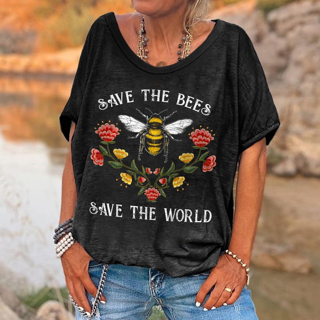 Save The Bees  Women T-Shirt