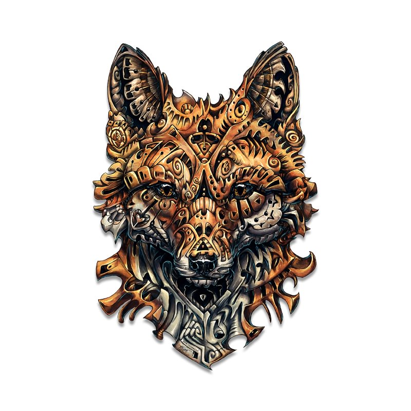Jeffpuzzle™-JEFFPUZZLE™ Wild Fox Wooden Jigsaw Puzzle