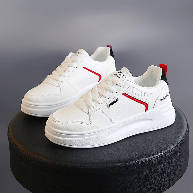 Women's board shoes casual spring and autumn canvas shoes summer sports thick-soled women's thin white shoes