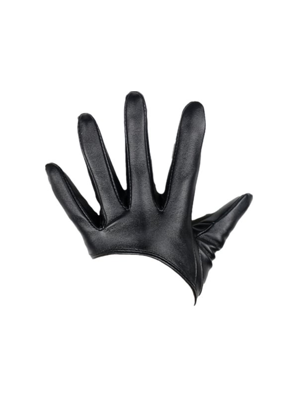 Solid Color Half Gloves