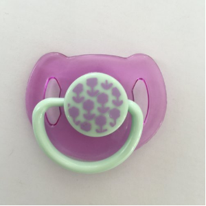  Purple magnetic pacifier Reborn Accessories - Reborndollsshop.com®-Reborndollsshop®