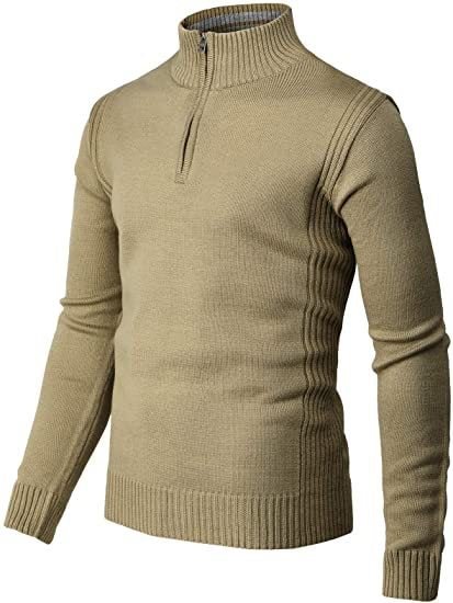 Men's Long Sleeve Casual Slim Sweater-Corachic