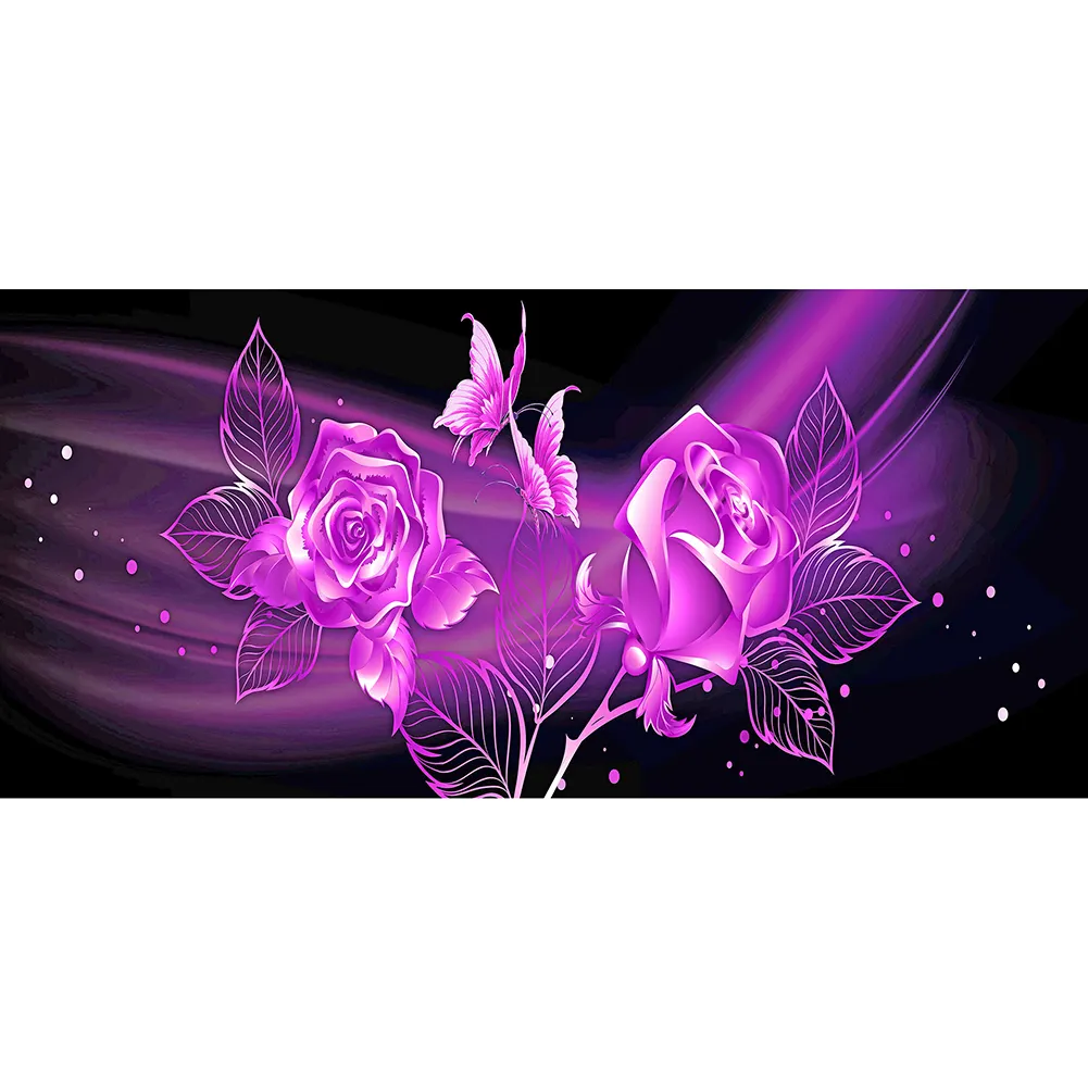 Diamond Painting - Full Round - Rose (80*40cm)