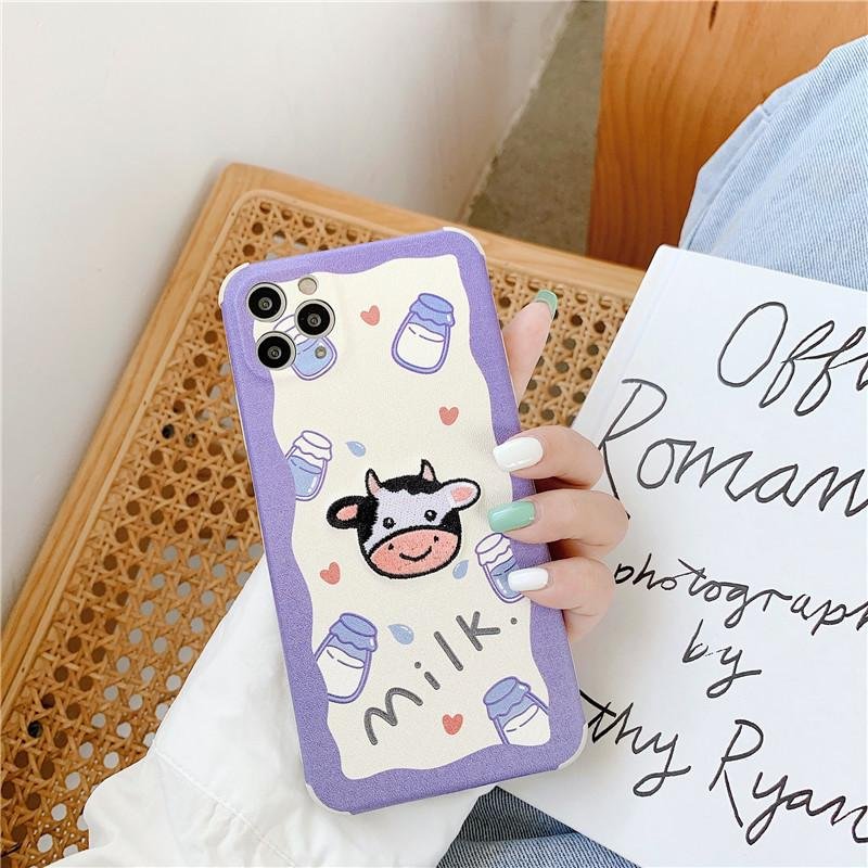 Embroidery Drink Phone Case