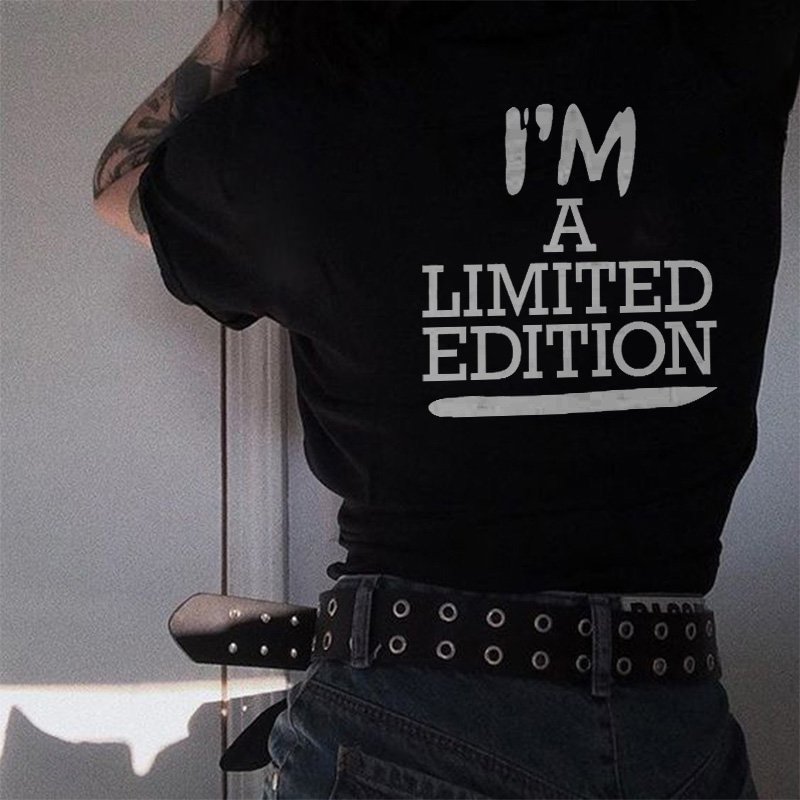 Minnieskull I'm A Limited Edition Letters Print Women's T-shirt - Minnieskull