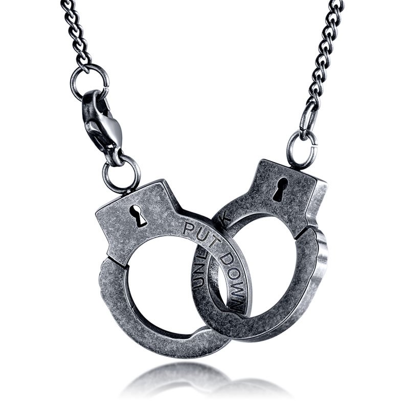Vintage Personality Handcuffs Necklace / Techwear Club / Techwear